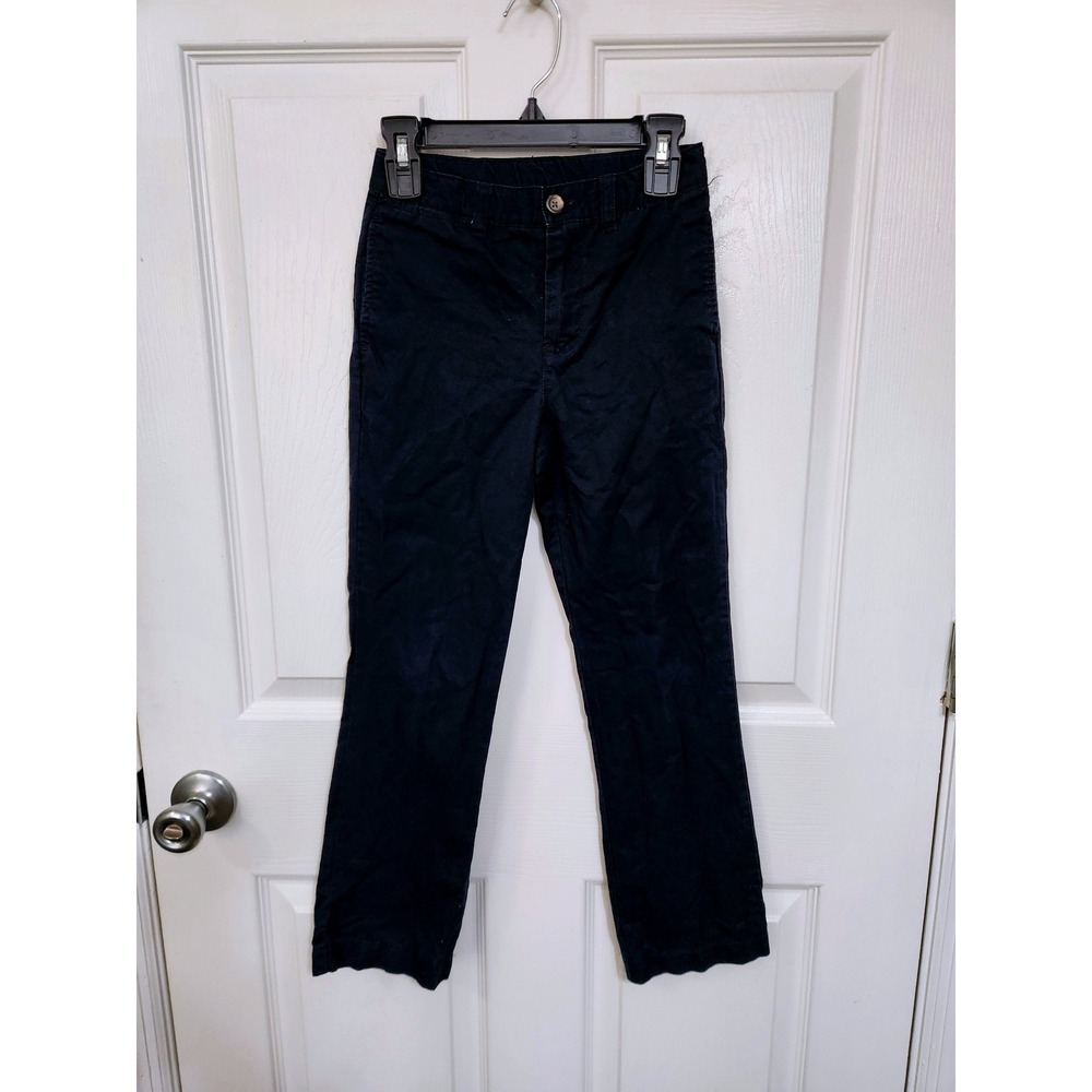 Polo Ralph Lauren Boys Navy Blue Chino Pants Size 7 Cotton Trousers